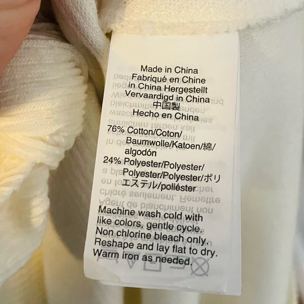 Madewell Texture & Thread Ribbed Knot Front Top - Picture 6 of 6